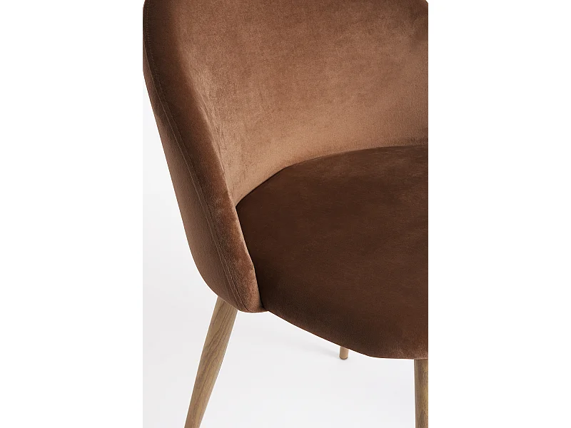 Sillas Comedor - Silla Vint Terciopelo - Marrón