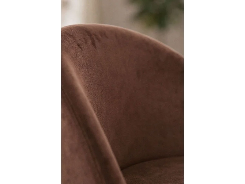 Sillas Comedor - Silla Vint Terciopelo - Marrón