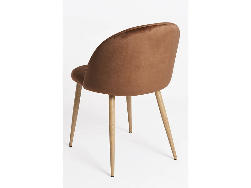 Packs Sillas Comedor - Pack 6 Sillas Vint Terciopelo - Marrón