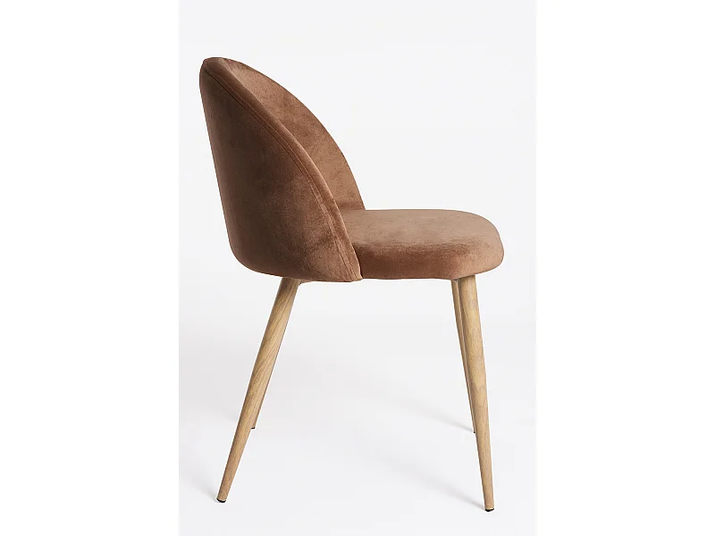 Packs Sillas Comedor - Pack 6 Sillas Vint Terciopelo - Marrón