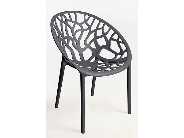 Sillas Jardín - Silla Nido - Gris oscuro