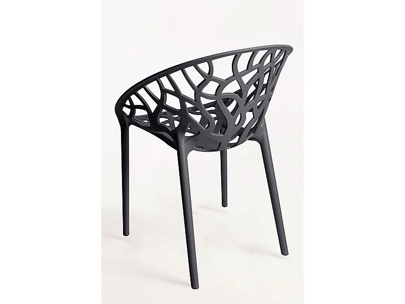 Sillas Jardín - Silla Nido - Gris oscuro