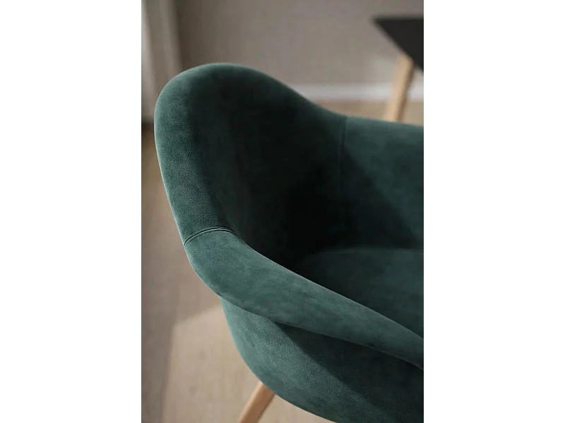 Sillas Comedor - Silla Belu Terciopelo - Verde