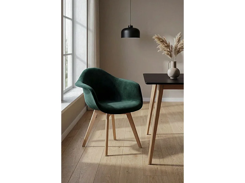Sillas Comedor - Silla Belu Terciopelo - Verde