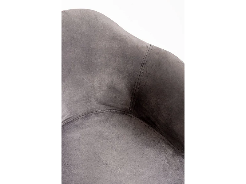 Sillas Comedor - Silla Belu Terciopelo - Gris claro