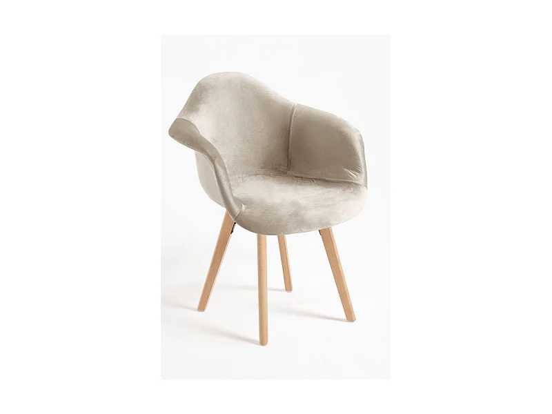 Packs Sillas Comedor - Pack 6 Sillas Belu Terciopelo - Beige