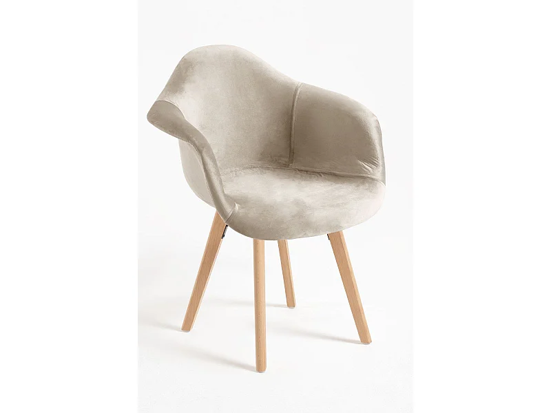 Packs Sillas Comedor - Pack 6 Sillas Belu Terciopelo - Beige