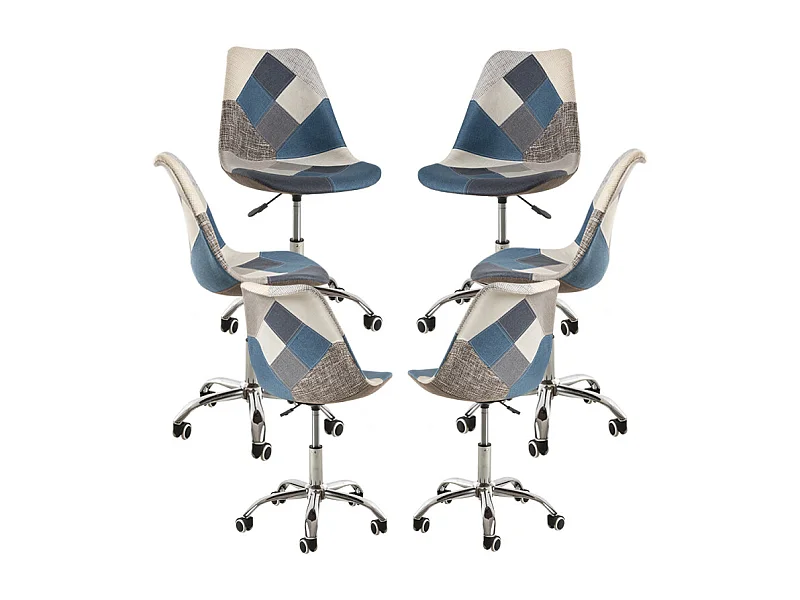 Packs Sillas - Pack 6 Sillas Neo Patchwork - Patchwork Blue