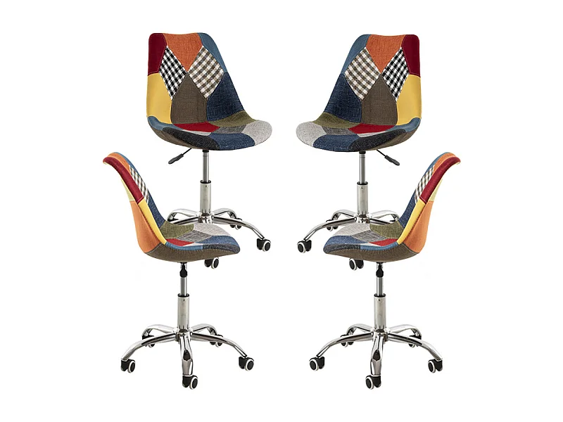 Packs Sillas - Pack 4 Sillas Neo Patchwork - Patchwork colores