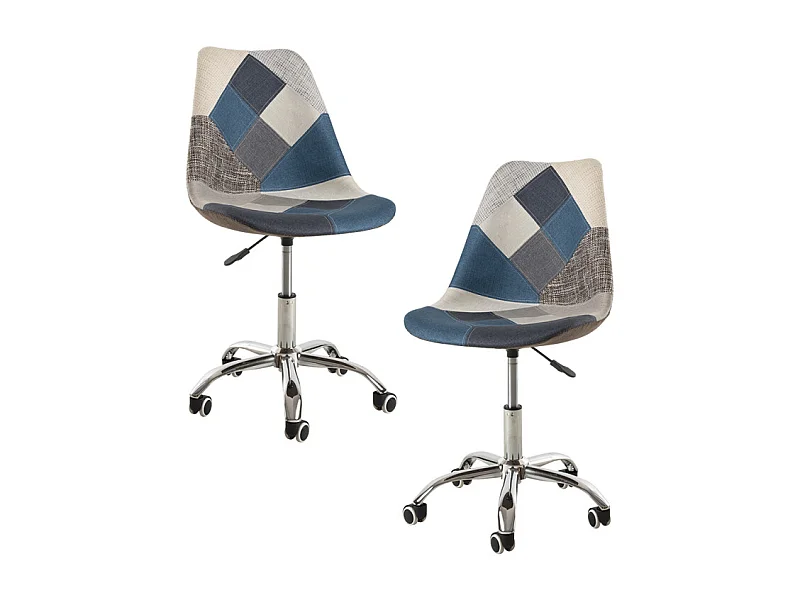 Packs Sillas - Pack 2 Sillas Neo Patchwork - Patchwork Blue