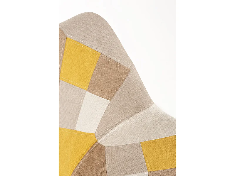 Silla de Oficina Neo Patchwork en Amarillo - Máxima Ergonomía - Ideal para Escritorio y Gaming