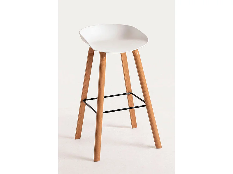 Taburetes Cocina - Taburete Tolbi - Blanco