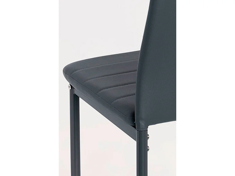 Packs Sillas Comedor - Pack 4 Sillas Lauter Polipiel - Gris oscuro