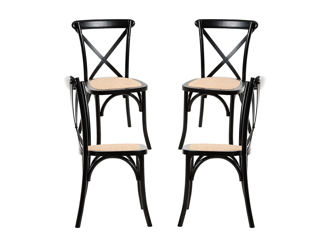 Pack 4 Sillas Altea - Negro