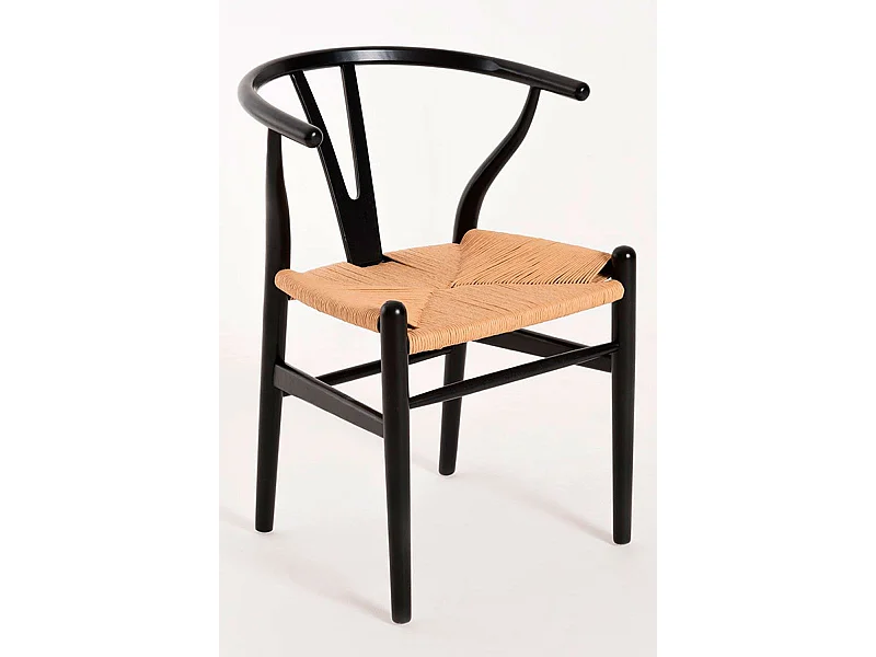 Sillas Comedor - Silla Wis Madera - Negro