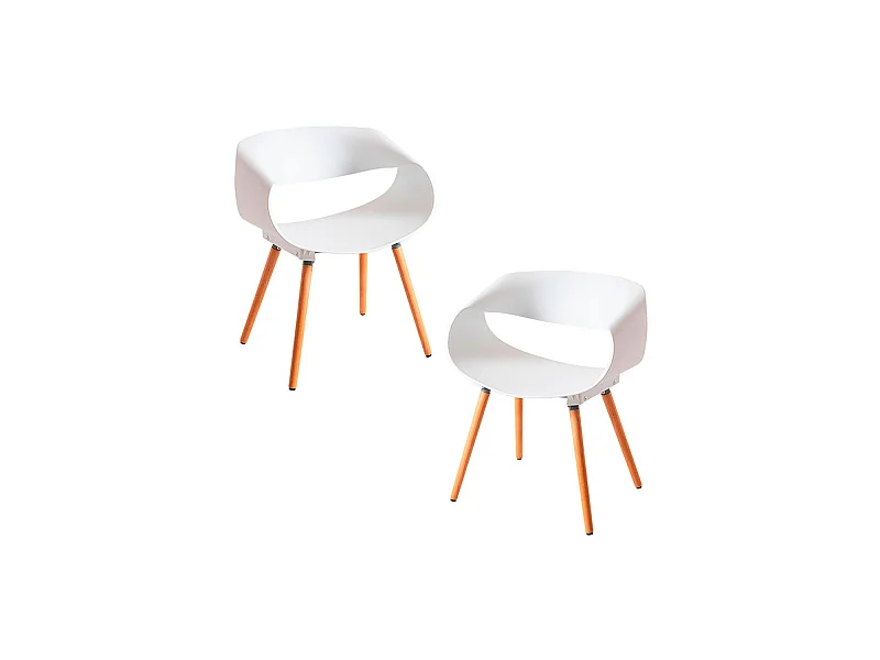 Packs Sillas Comedor - Pack 2 Sillas Cappio - Blanco