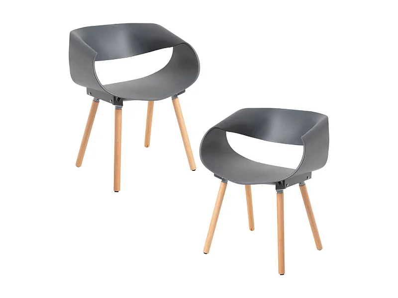 Packs Sillas Comedor - Pack 2 Sillas Cappio - Gris oscuro