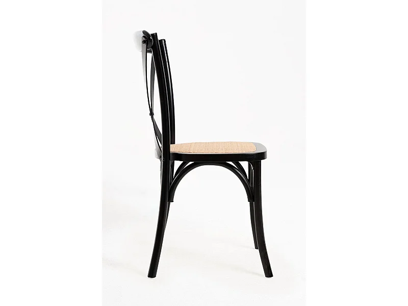 Sillas Comedor - Silla Altea Madera - Negro