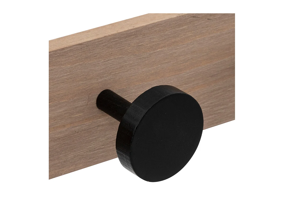 Patère 8 Crochets en Bois L 80 cm