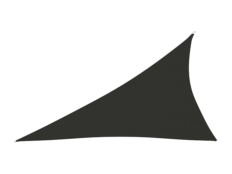 Guarda-sol em pano para sombra de vela tecido Oxford triangular 3 x 4 x 5 m antracite 02_0009842