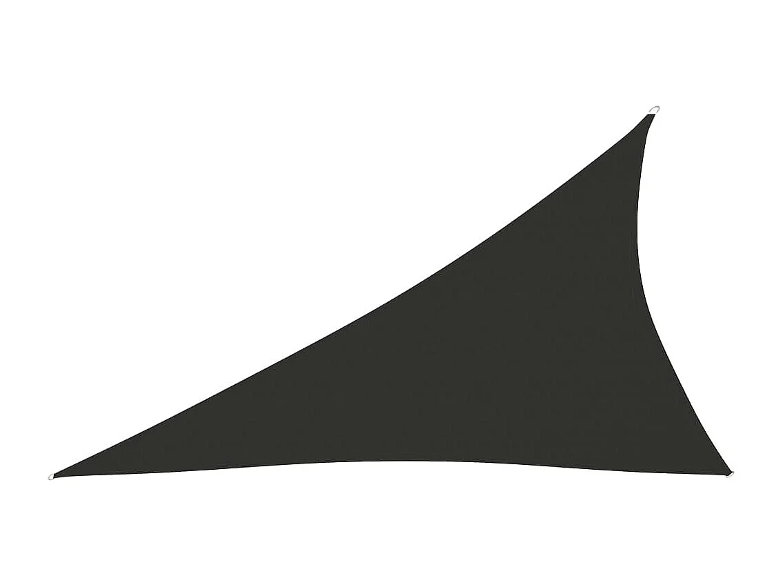Telo parasole vela parasole triangolare tessuto Oxford 3 x 4 x 5 m antracite 02_0009842