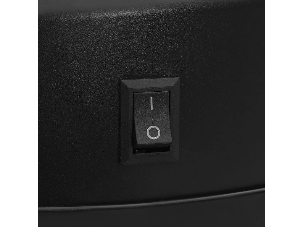 Poubelle à capteur automatique noire 30.5 x 30.5 x 81.5 cm 02_0006087