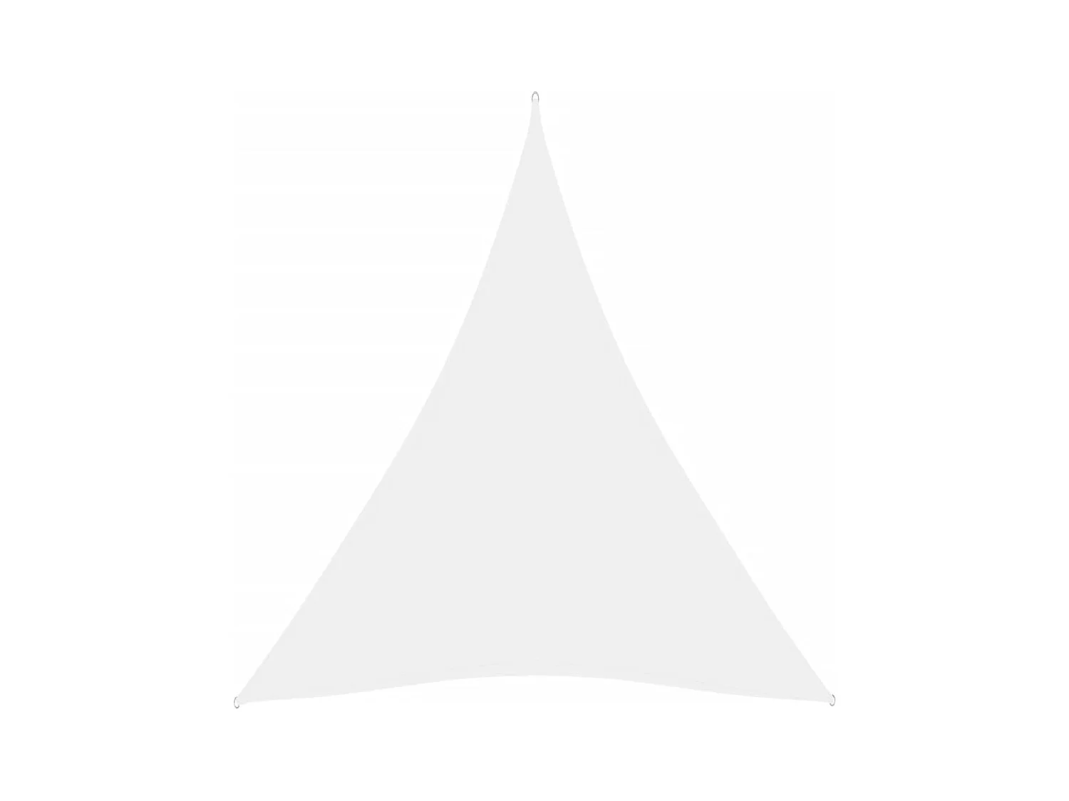Vela de sombra parasol triangular tela Oxford 5 x 6 x 6 m blanco 02_0009924