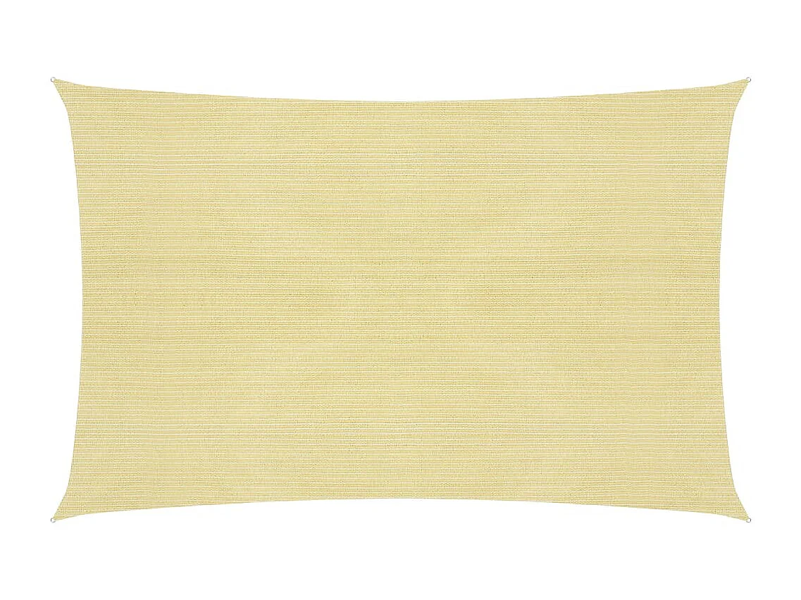 Voile toile d'ombrage parasol beige 250 x 200 x 200 cm 02_0008958