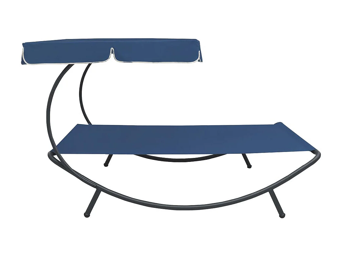Lit de repos transat bleue 200 x 173 x 135 cm 02_0012004