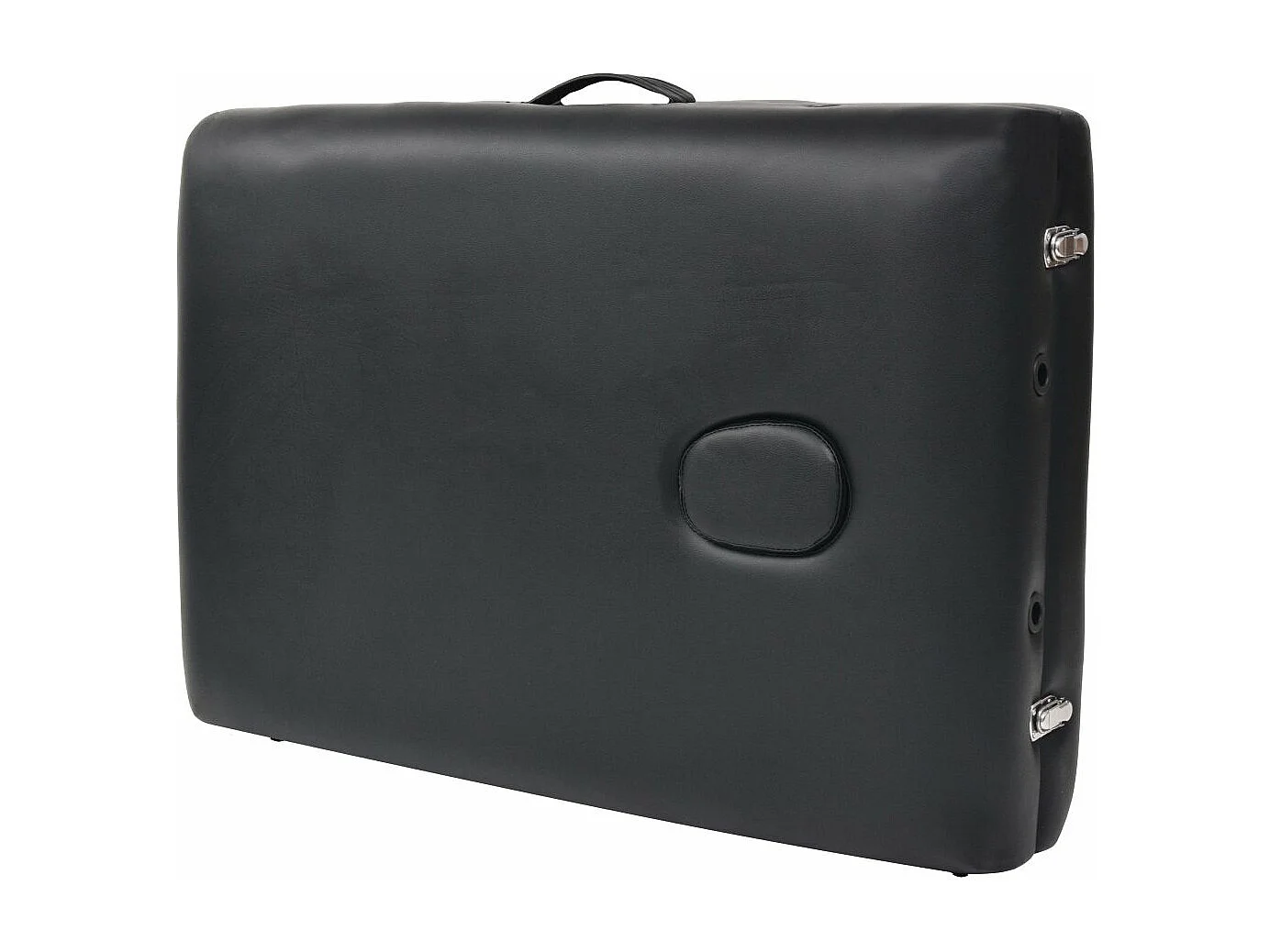 Camilla de masaje plegable con 3 zonas de 10 cm de espesor negra 02_0001869