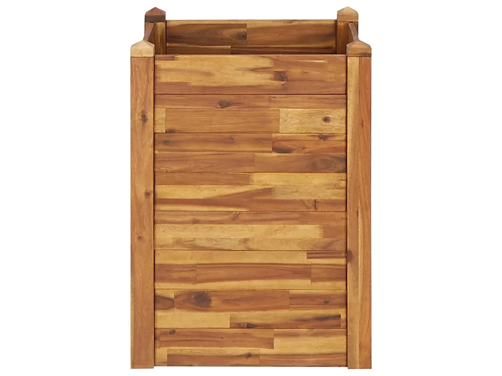 Jardinière lit surélevé plantes bois marron 60 x 60 x 84 cm 02_0001072