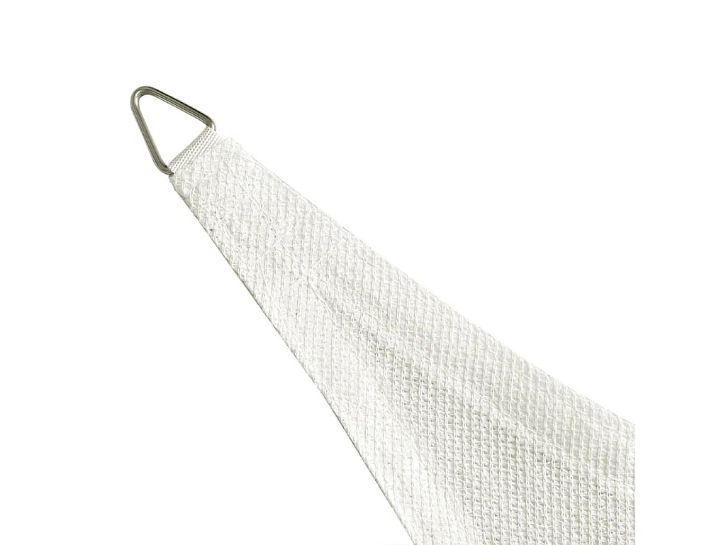 Vela de sombra para sombrilla cuadrada de HDPE 3,6 x 3,6 m blanco 02_0009453