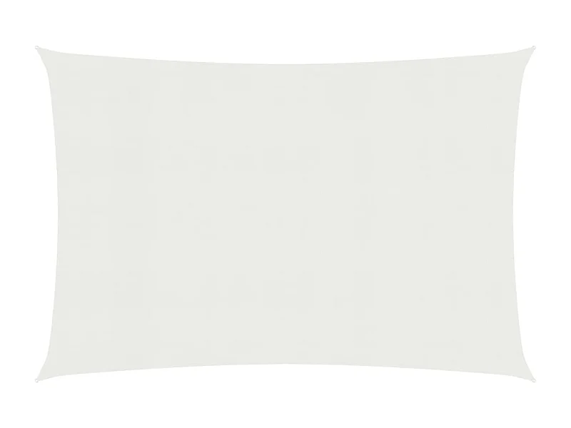 Voile toile d&#039;ombrage parasol blanche 500 x 250 x 250 cm 02_0009003