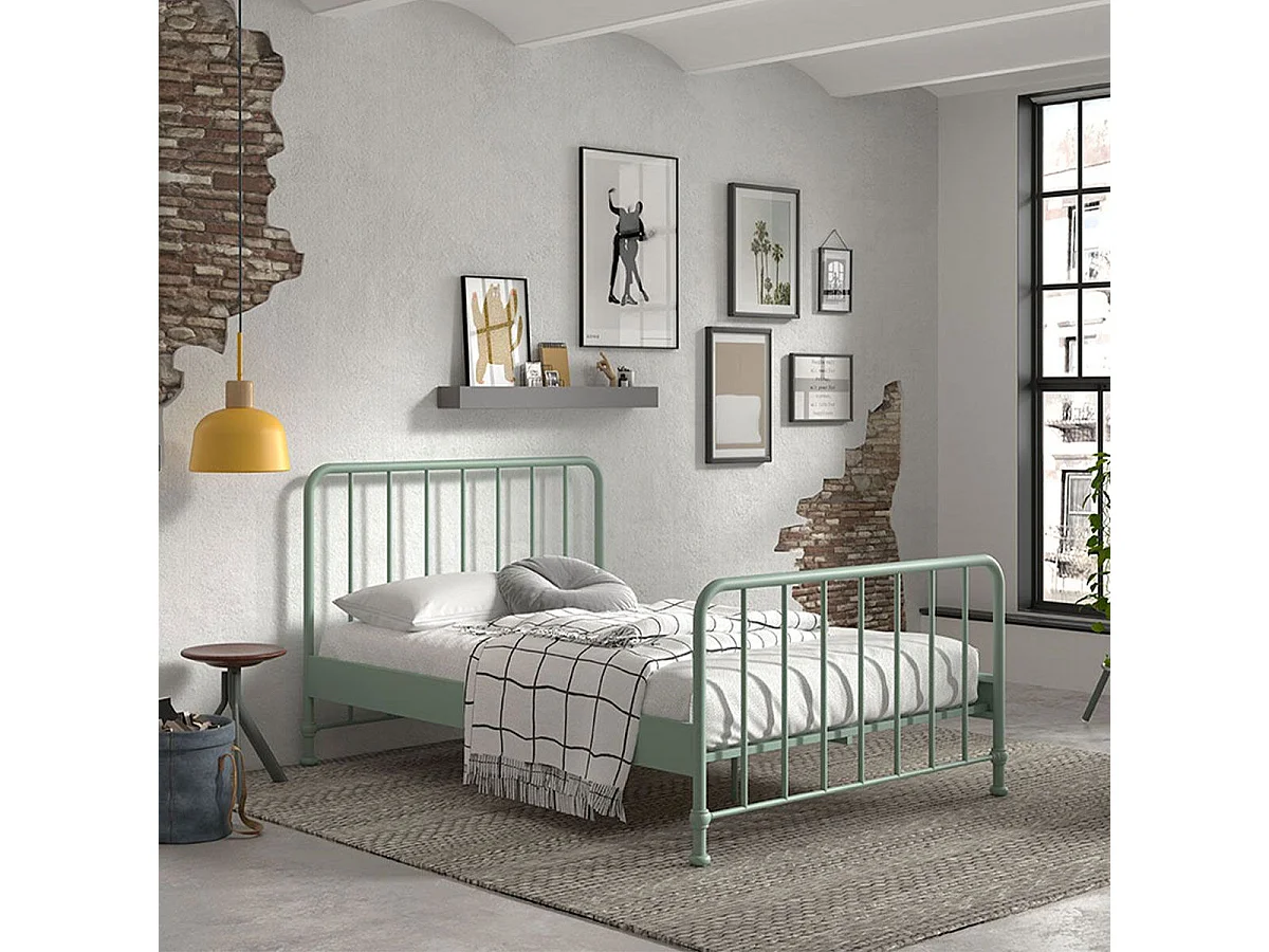 Lit Enfant "Bronxx" 140x200cm Vert