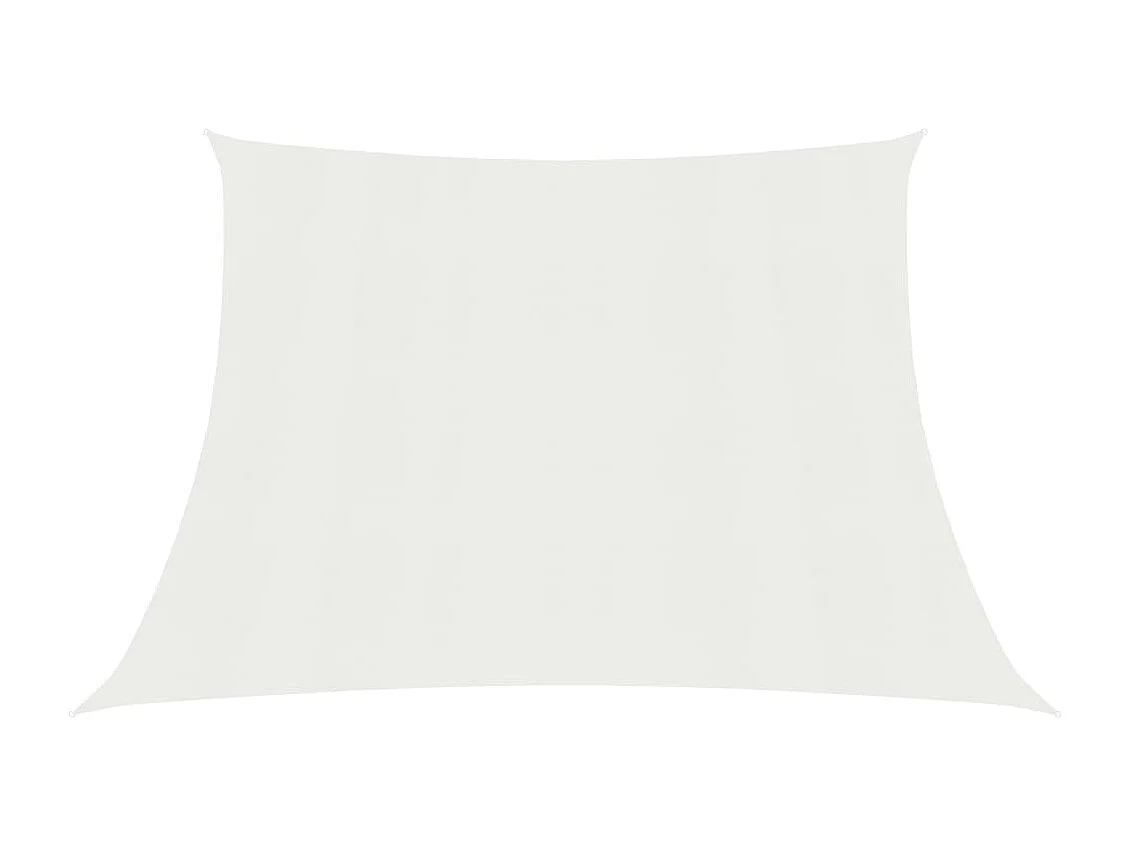 Vela de sombra para sombrilla 160 g/m² blanco 4/5 x 3 m HDPE 02_0009025