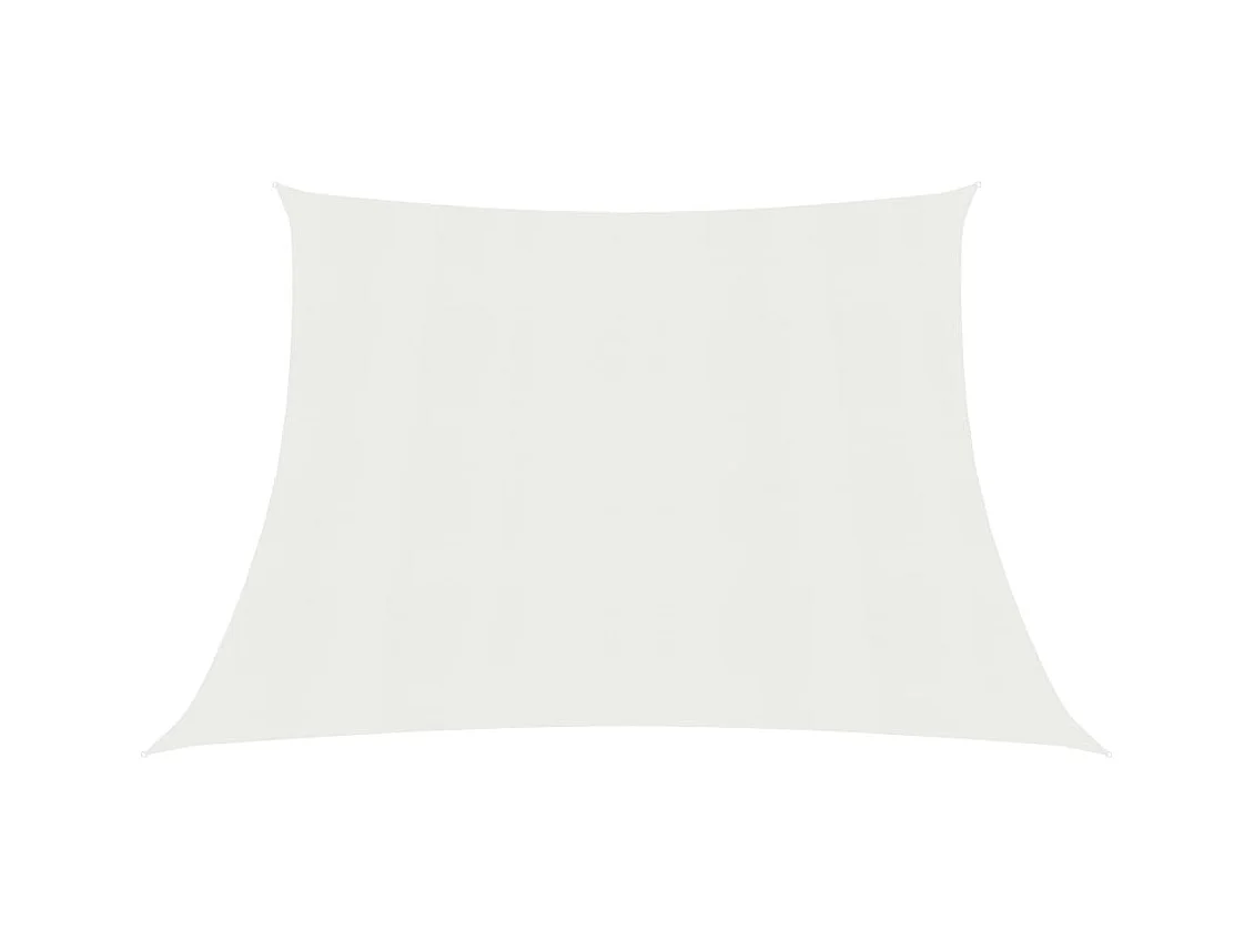 Vela de tecido para guarda-sol 160 g/m² branco 4/5 x 3 m HDPE 02_0009025
