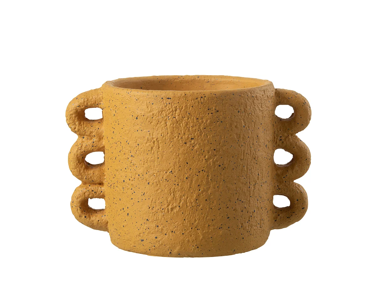 Cache-Pot Design "Zenia" 25cm Ocre