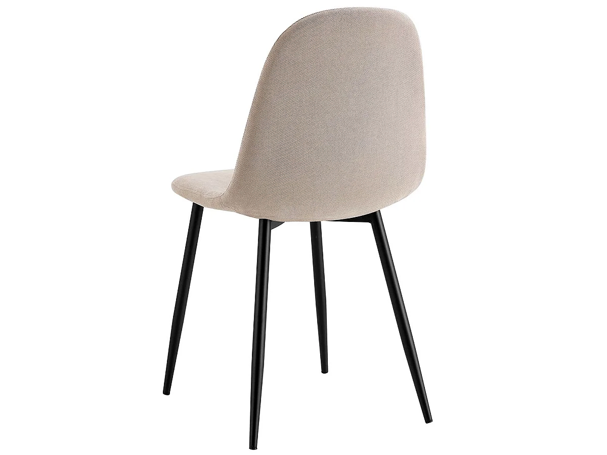 WeHome - Set da 4 sedie design da salotto imbottite Bella