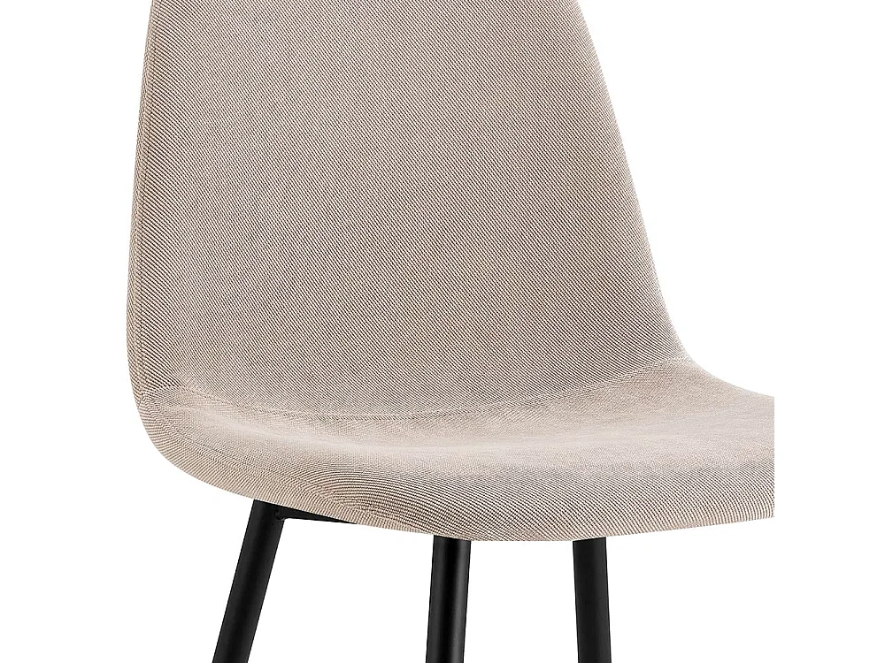 WeHome - Set da 4 sedie design da salotto imbottite Bella