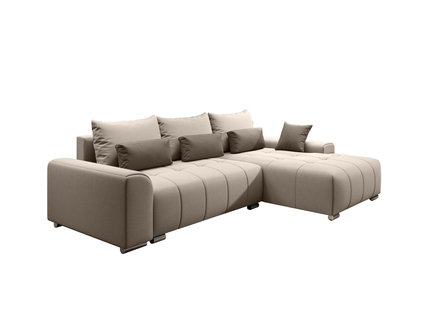 Ecksofa LORETA Mit Schlaffunktion Und Kissen - Couch Sofa L-Form MT11 ...