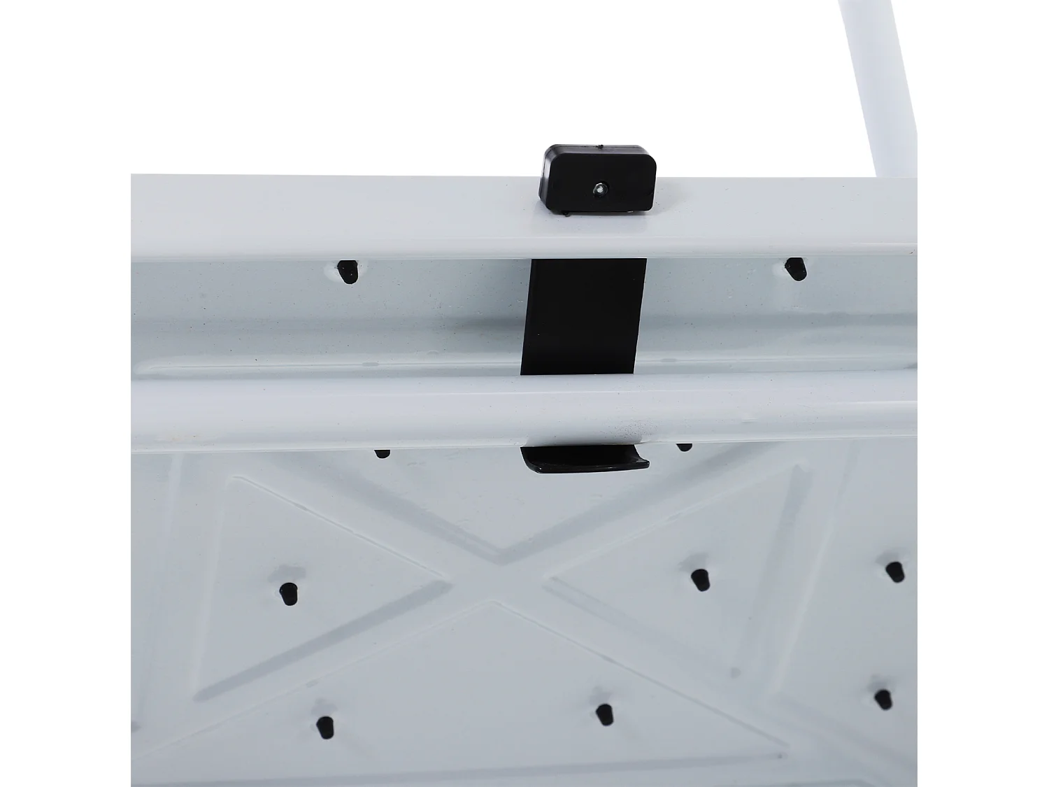 Escalera plegable negro y blanco 50x83x155 cm HOMCOM