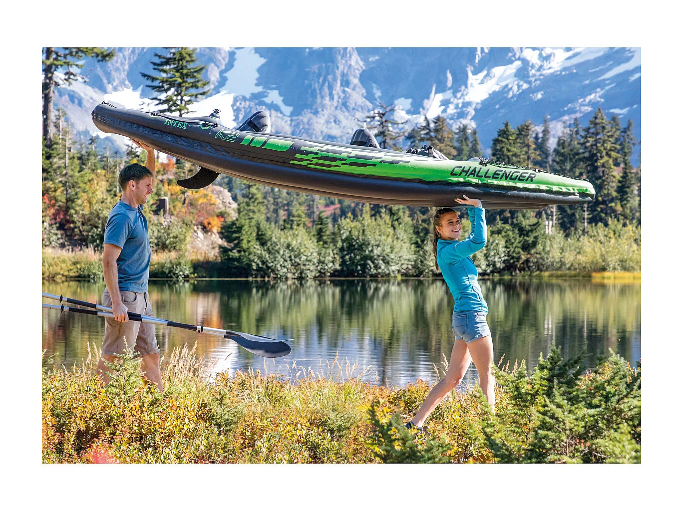 Intex Kayak gonflable Challenger K2 351 x 76 x 38 cm 68306NP