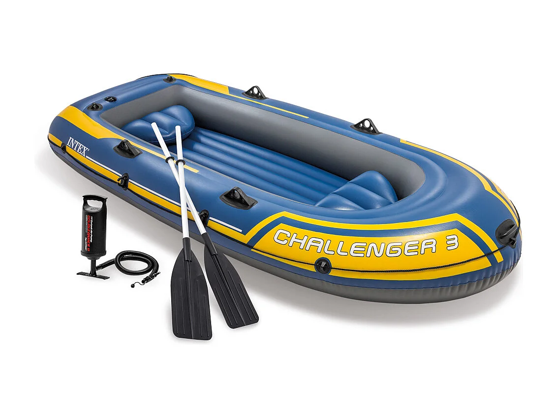 Schlauchboot mit Rudern und Pumpe Challenger 3 68370NP