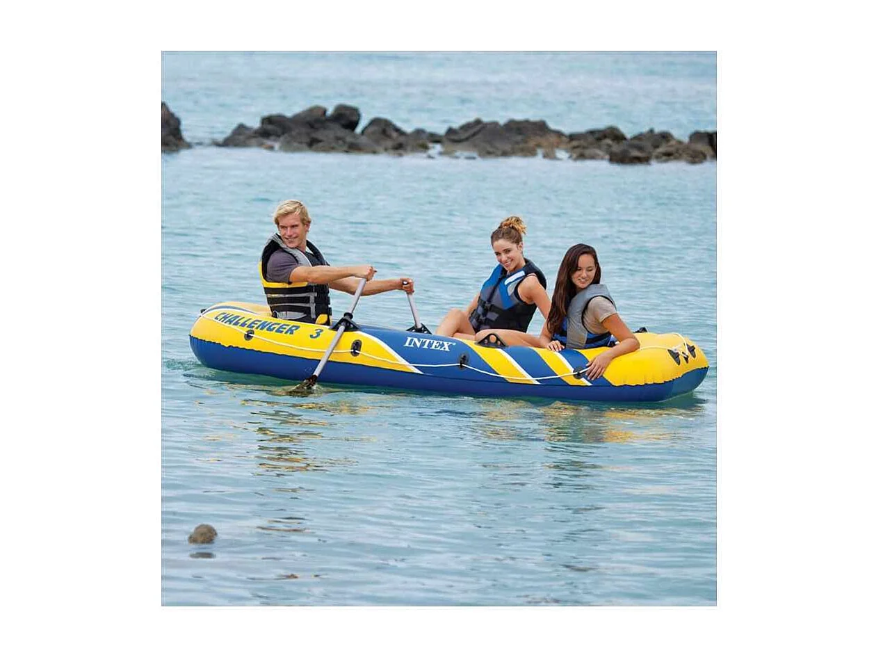 Schlauchboot mit Rudern und Pumpe Challenger 3 68370NP