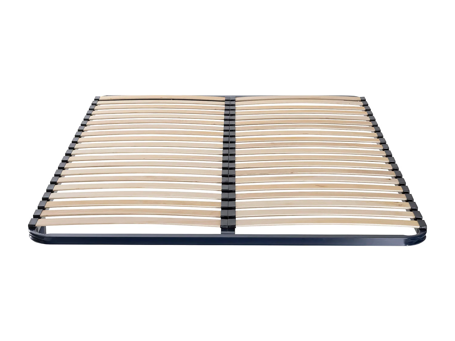 Cadre à lattes en métal hauteur 4 cm CONFORT 130x200