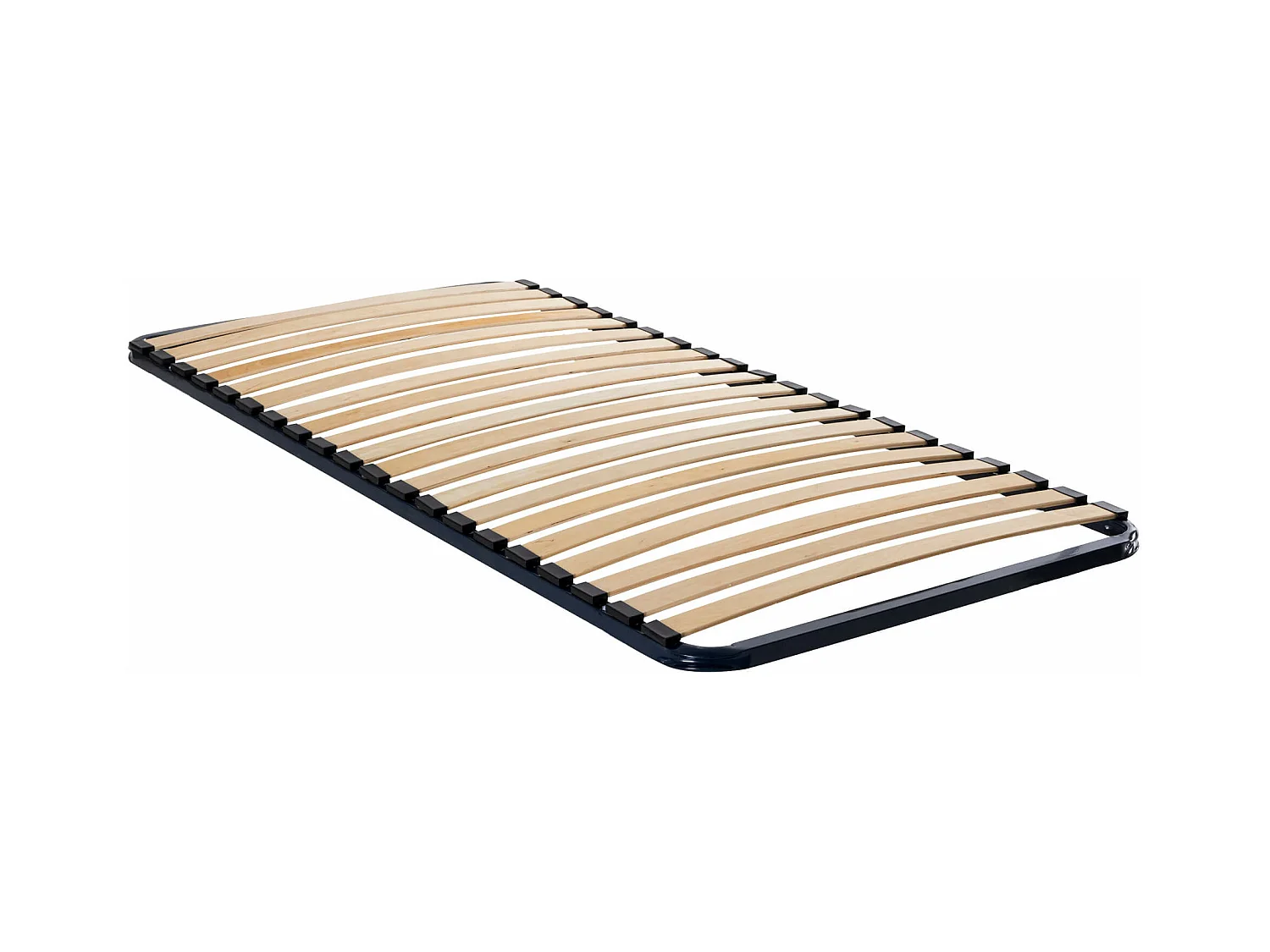 Cadre à lattes en métal hauteur 4 cm CONFORT 90x190