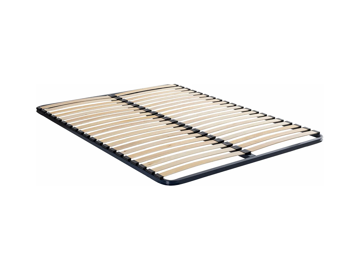 Cadre à lattes en métal hauteur 4 cm CONFORT 140x200