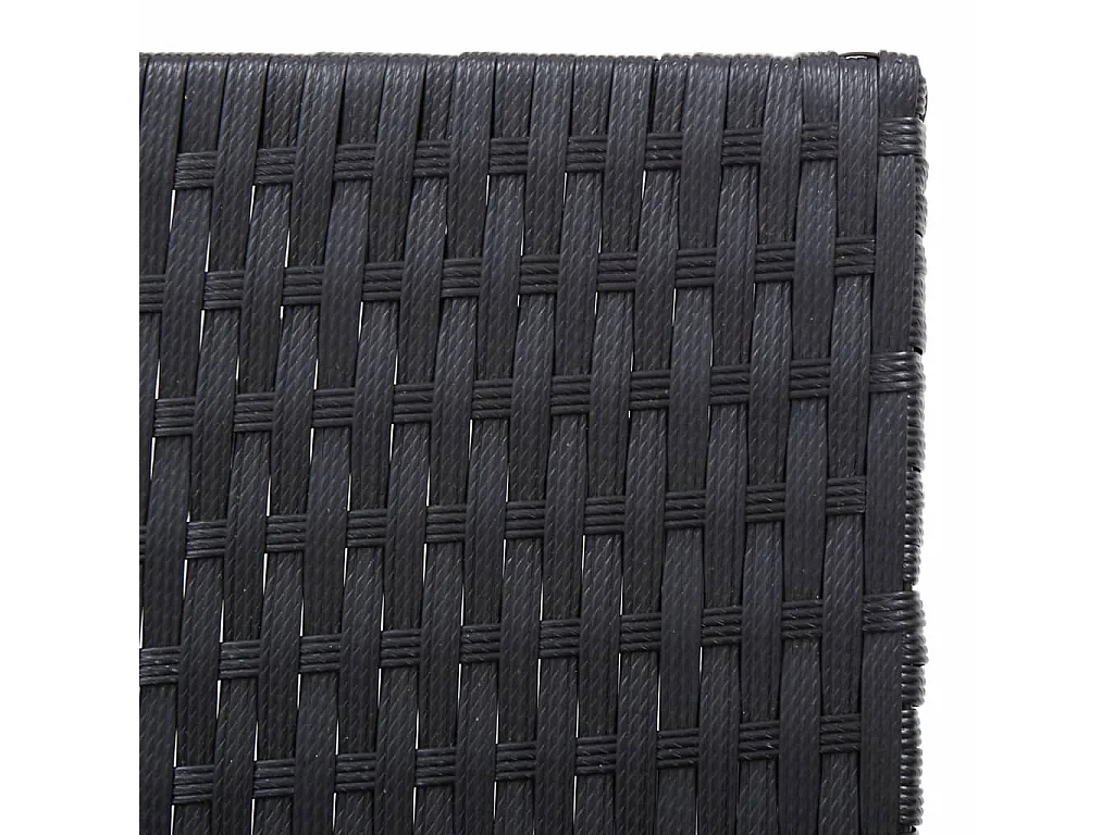 Tumbona tumbona para tomar el sol cama de jardín terraza muebles de exterior con cojín resina tejida/madera maciza de acacia 02_0012532