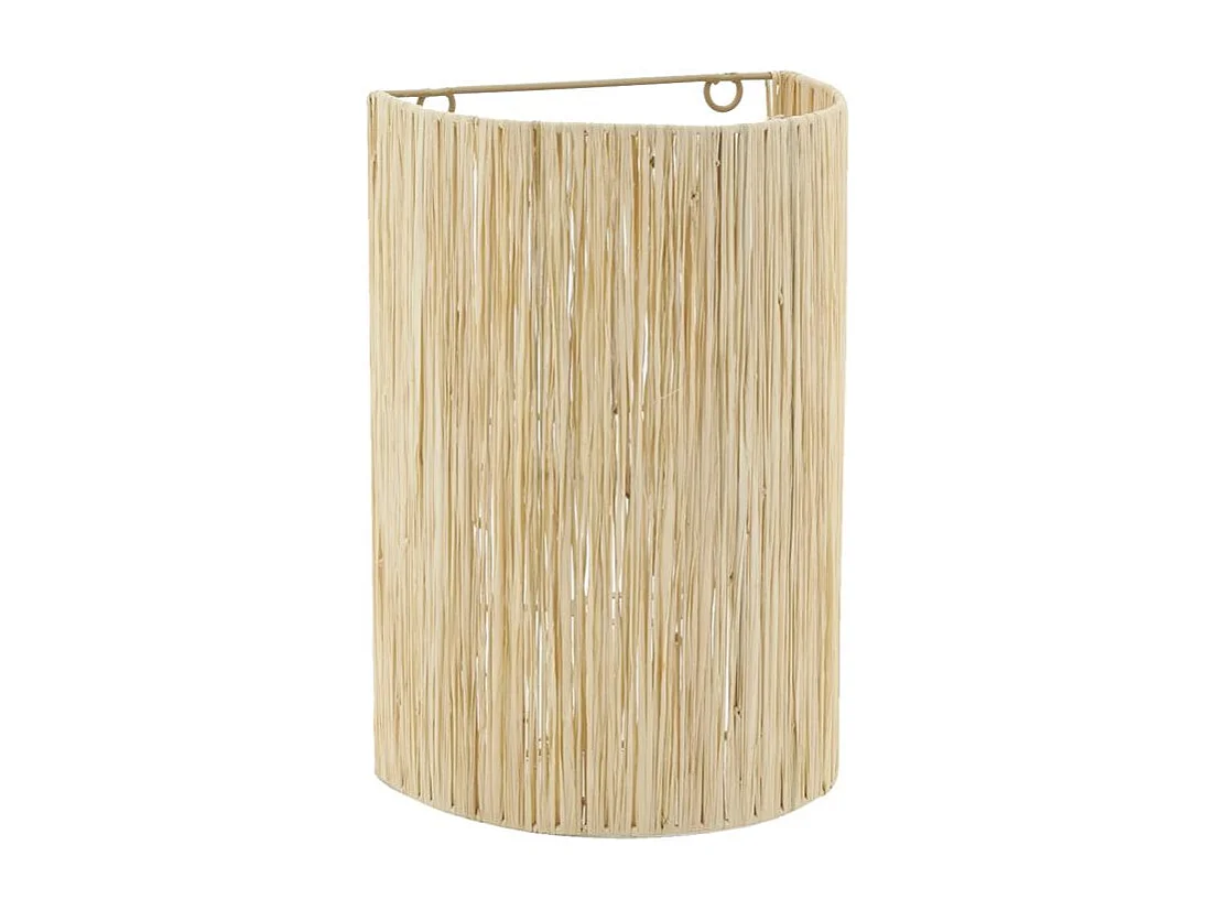 Applique murale en raphia Kenya Applique Naturel