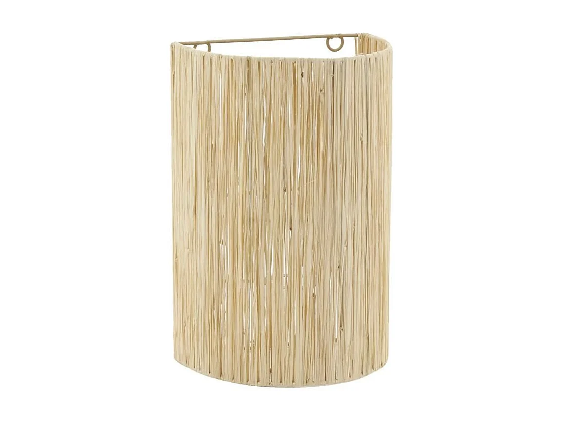 Applique murale en raphia Kenya Applique Naturel